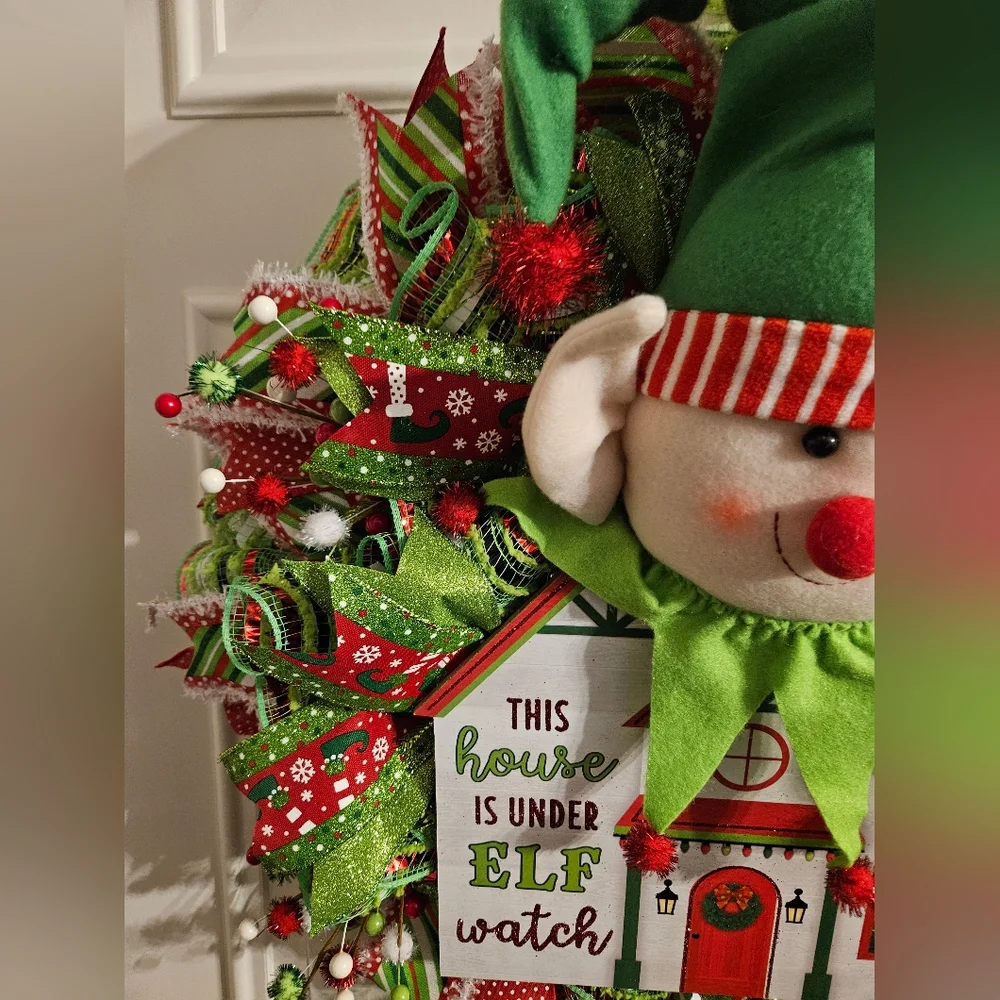 Christmas Elf Wreath
